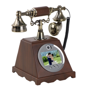 复古结婚礼摄影录语音像视频聚会宾客祝福留声言薄电话机婚庆用品