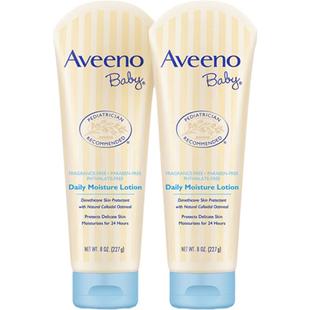 【自营】Aveeno艾惟维诺燕麦婴儿润肤霜身体乳无香型227g宝宝保湿