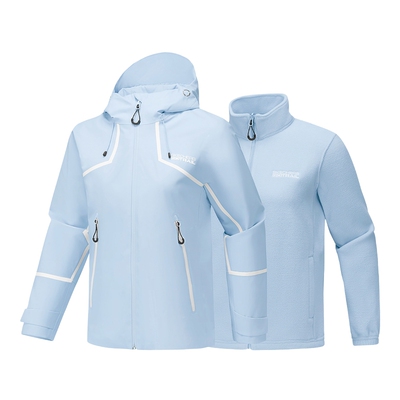 斯凯奇秋季新款男女款户外三合一外套运动夹克 P425W189/022G