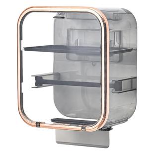 新品 家用挂壁式纸巾盒透明免打孔卫生间抽纸盒洗手间厕所卷纸置