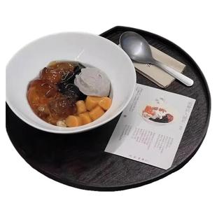 糖水店专用甜品碗高级感白色装小料芋汤圆糖水碗高颜值商用糖水碗