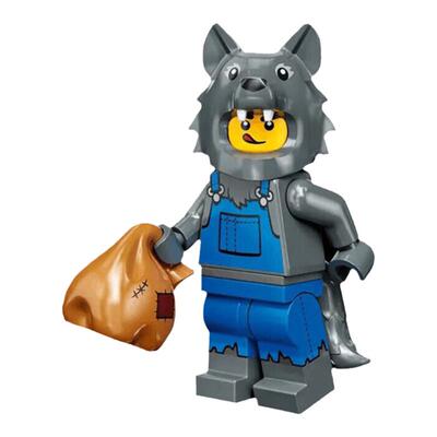 71034第23季抽抽乐工装服狼人第三方男孩拼装益智积木人仔玩具