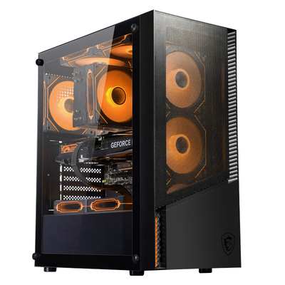 微星AMD主机7500F/RTX5060Ti/RX7650GRE/9060XT台式电脑整机电竞游戏DIY组装机海景房