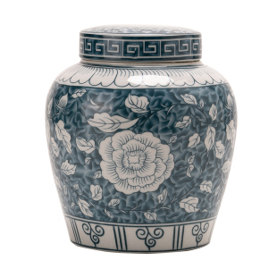 哥窑茶叶罐子陶瓷密封罐中大号中式复古家用储物罐精品高档绿白茶