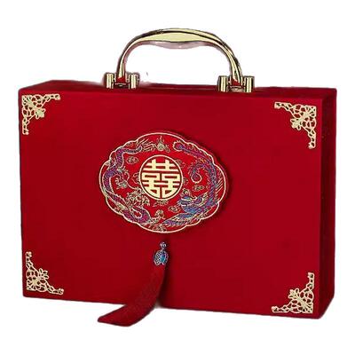 彩礼钱盒子订婚金提亲箱结
