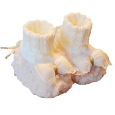 婴儿护脚鞋子冬季学步鞋加绒棉鞋