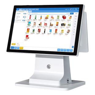 2026新款收银机餐饮超市商用一体机便利店小型饭店面馆奶茶扫码点餐出点单菜专用收银管理系统软件双屏收款机