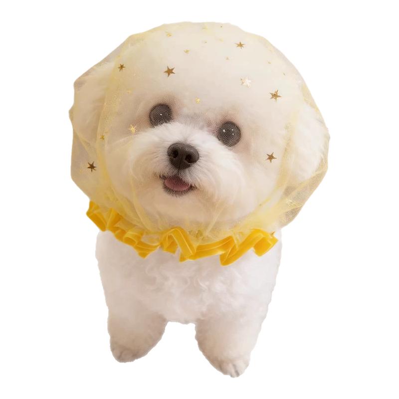 防偷吃乱吃网纱狗狗头套