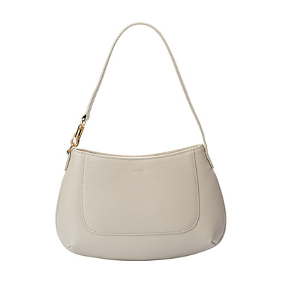 法式复古腋下包简约牛皮单肩月牙