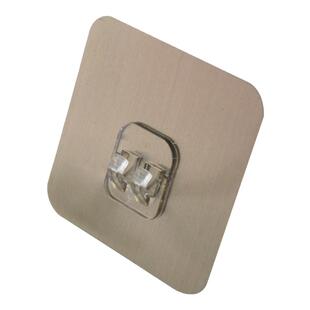 强力置物架免打孔无痕贴片卡扣粘贴挂钩钢丝爪扣免钉浴室配件粘钩