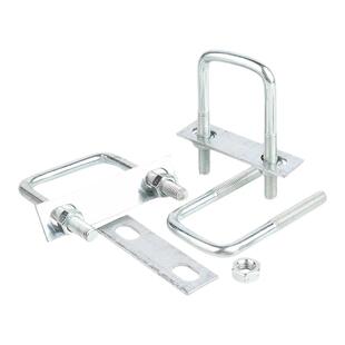 镀锌方型U型管卡直角螺栓丝卡扣抱箍加长固定器连接件M6M8M10M12