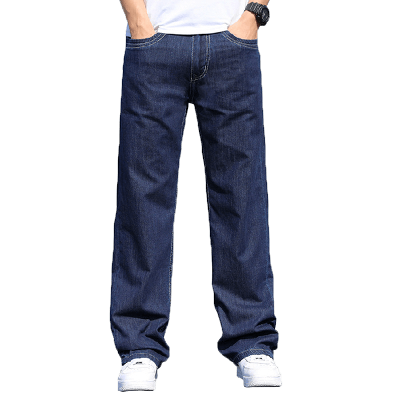 牛仔裤男宽松休闲薄款码直夏季
