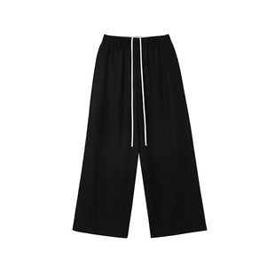 J1M5买手店 UHOOWU 24秋冬 抽绳羊毛宽松西裤 设计师品牌