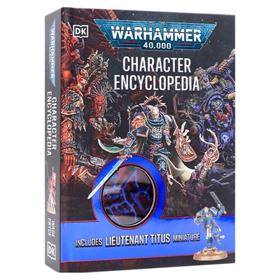 现货DK 战锤40k人物百科全书 英文原版 dk战锤 Warhammer 40000 Character Encyclopedia 含关键角色迷你模型人物百科画册含小人仔