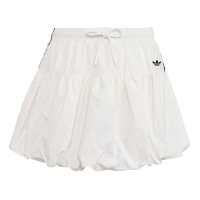 adidas阿迪达斯三叶草短裙泡泡裙2026夏女蓬蓬花苞半身裙 KU4774