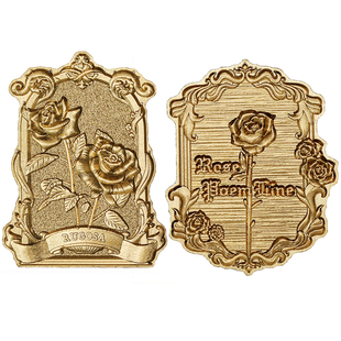 火漆印章以玫瑰之名原创爱情版画风封蜡浮雕礼物文创装饰文具手账