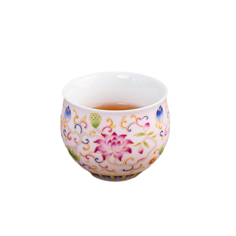 青花宝瓶套装银壶瓷胎包银缠枝莲手抓壶鎏银泡茶家用礼盒装泡茶壶