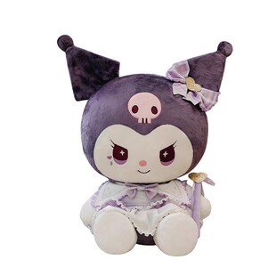 甜美紫色库洛米小恶魔毛绒玩具公仔生日礼物搂抱玩偶女生可爱娃娃