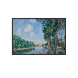 法国 西斯莱 Alfred Sisley 画册 电子图片 印象派 风景油画素材