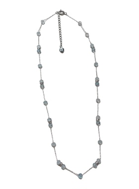 天然海蓝宝锁骨链女款