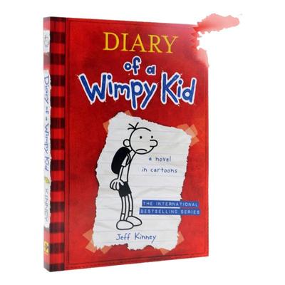 进口英文原版正版 Diary of a Wimpy Kid 1 小屁孩日记1 儿童文学幽默漫画故事书 小鬼日记一册 中小学生课外读物章节桥梁小说