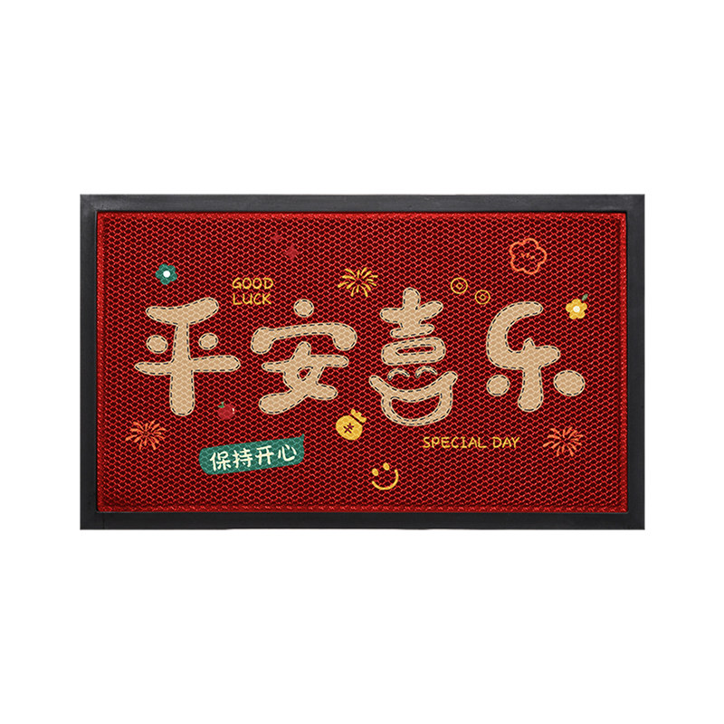 入户门地垫喜庆家用新款红色门垫