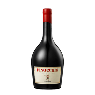 意大利彼奇尼半甜红葡萄酒匹诺曹女生生日聚会晚安甜型红酒礼盒装