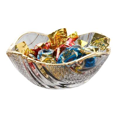 水晶玻璃水果碟精致小果盘小蝶盘