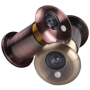 家用防盗门猫眼高清金属门镜带门铃一体二合一老式通用35mm带后盖