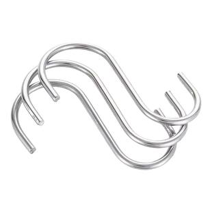 s型不锈钢挂钩免打孔厨房浴室卫生间加粗强力承重单个多功能吊钩