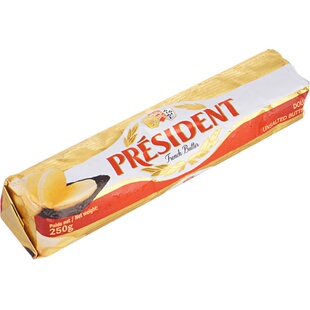 总统发酵动物黄油卷250g烘焙家用煎牛排专用食用法国进口butter