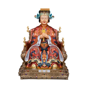 纯铜湄洲岛妈祖娘娘供奉神像摆件