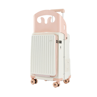 儿童可坐旅行行李箱登机宝妈带娃神器可坐骑行李箱20寸旅行箱22寸