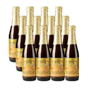 【进口】比利时林德曼原瓶桃子兰比克啤酒果味精酿啤酒