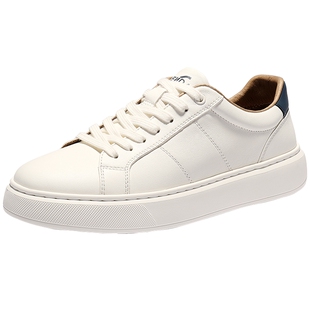 森达板鞋男2026春新商场同款时尚简约休闲小白鞋2CT01AM6