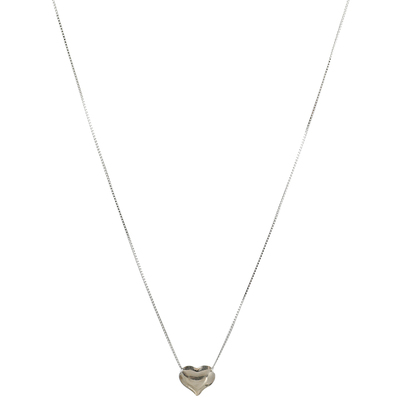 s925纯银爱心项链女款