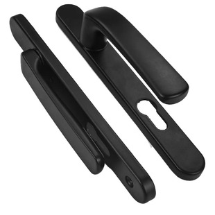 铝合金平开纱门锁断桥铝8530带钥匙拉手锁老式入户纱门窗把手配件