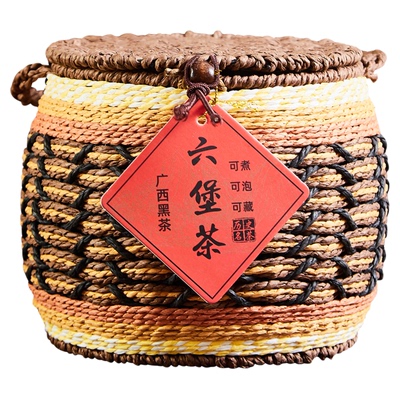 梧州六堡茶金花槟榔香8年陈500g