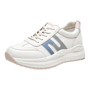 康奈女鞋秋季厚底运动休闲鞋时尚老爹百搭阿甘鞋户外旅游鞋女