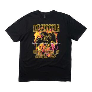 正版Led Zeppelin齐柏林飞艇vintage摇滚乐队短袖T恤g 官方现行版