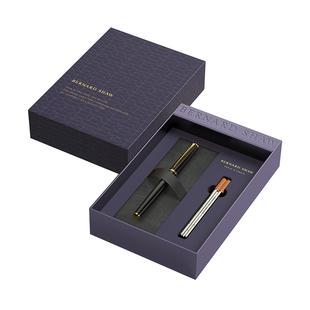 萧伯纳签字笔星耀宝珠笔套装笔芯七夕礼盒商务定制送礼高档签名笔