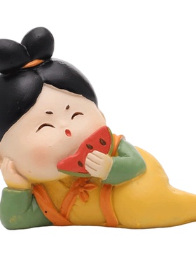 西安文创可爱唐仕女摆件创意礼品