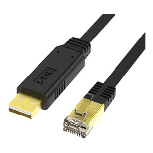 z-tek力特 USB转RJ45转换console调试线网口水晶头连接交换机配置线路由器控制线防火墙服务器转口线FTDI芯片