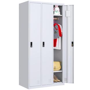 员工更衣柜宿舍衣柜浴室铁皮柜鞋柜存包柜储物柜子带锁寄存柜碗柜