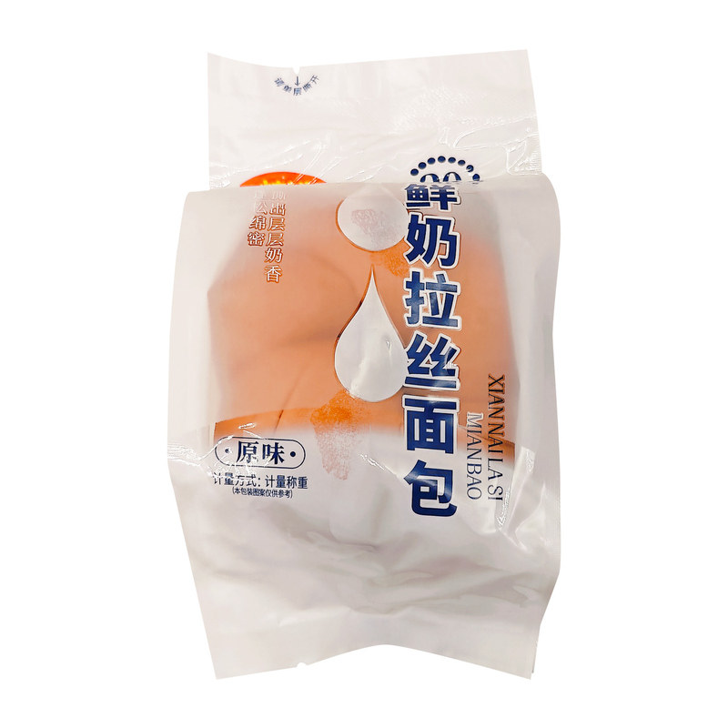 精锐鲜奶拉丝面包全麦无蔗糖原味