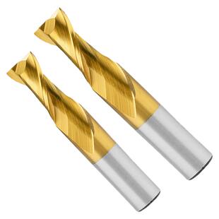 高硬含钴白钢铣刀2/3/4刃键槽直柄高速钢3-20mm数控机/车床立铣刀