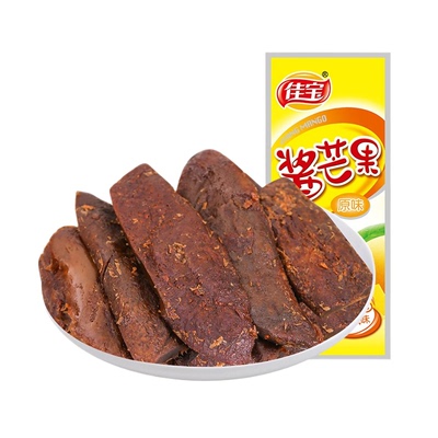 佳宝原味酱芒果干酸甜休闲食品零食小吃九制蜜饯果脯好吃果肉