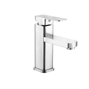 不锈钢水龙头单孔冷热出水面盆洗漱台卫生间浴室柜家用龙头