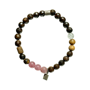 三坛星石【女娲】开疆拓土/补足 小众高级粉水晶足银情侣手串手链