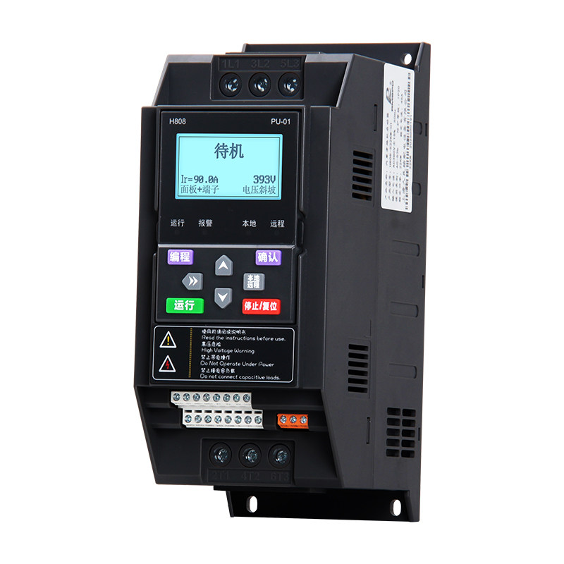 上海人民在线软启动器内置旁路三相380V30KW55KW电机智能软起动柜